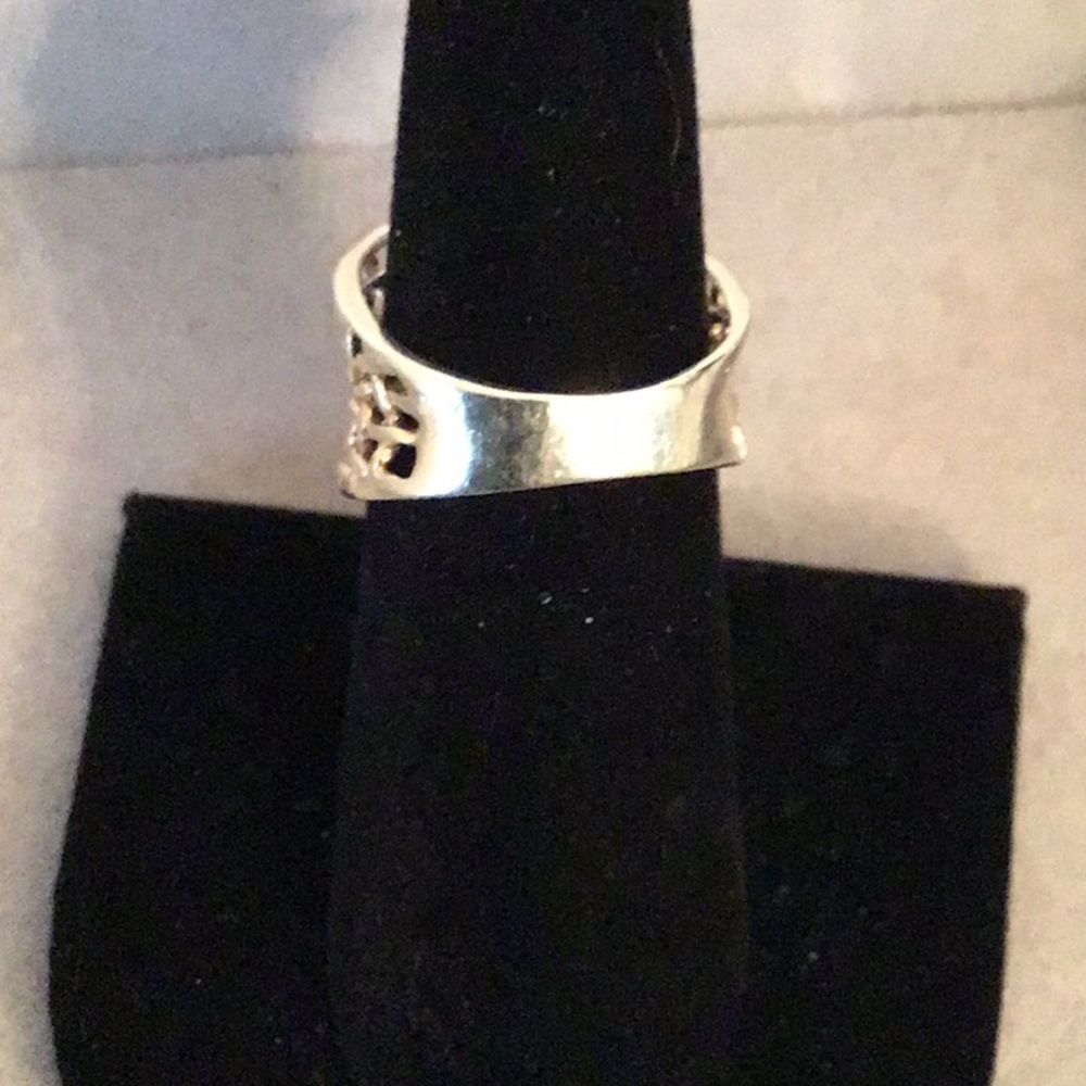Sterling Silver Open Weave Ring - Picture 4 of 6